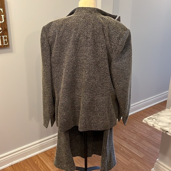 SAG HARBOUR Basketweave Pattern 2 Piece Skirt and Jacket set 22W - Picture 5 of 16